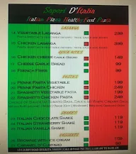 Sapori D'Italia menu 2