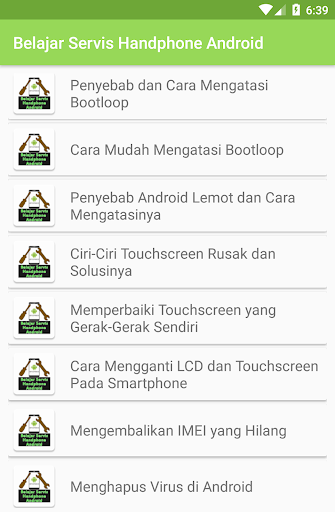 Belajar Servis Handphone Android 1.0 screenshots 2