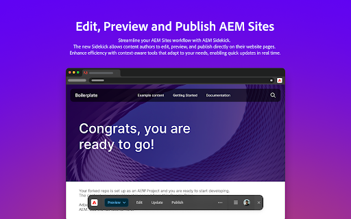 AEM Sidekick Preview 1