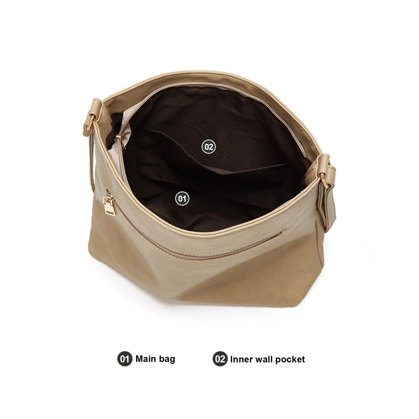 Title 2, Bolsa Tote Retrô Simples Feminina Grande Capaci...
