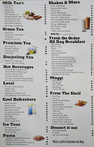 Chai Garam Pocket Cafe menu 1