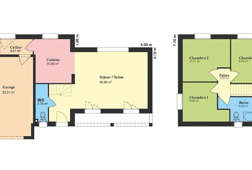  Vente Terrain + Maison - Terrain : 801m² - Maison : 8m² à Deluz (25960) 