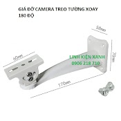 Chân Đế Camera Ngoài Trời, Trong Nhà (Kim Loại),Đa Năng 180 Độ