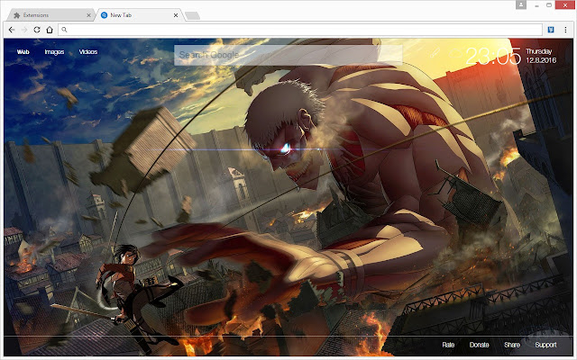 Attack On Titan Hd Wallpapers New Tab Theme