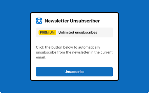 AI Newsletter Unsubscriber