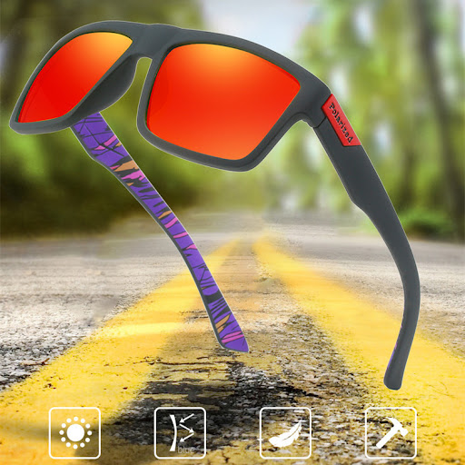 Title 7, Mens Cycling Sunglasses Outdoor Retro Sports G...
