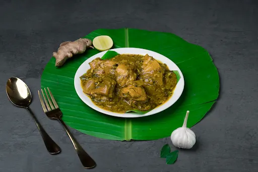 Chicken Thotakura Semi Gravy