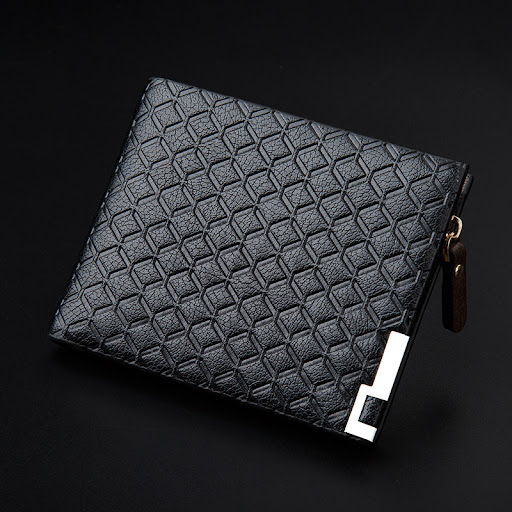 Title 2, Multifunctional Zipper Business Youth Card Case...