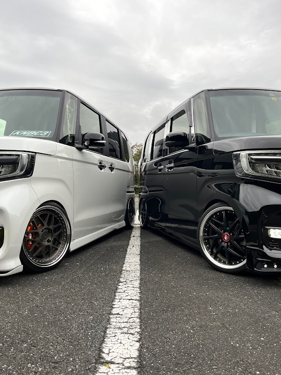 Nボックスカスタムの第3回KNBC3榛名湖オフ会・KNBC3・コラボショット・50台オーバーに関するカスタム事例の投稿画像2枚目