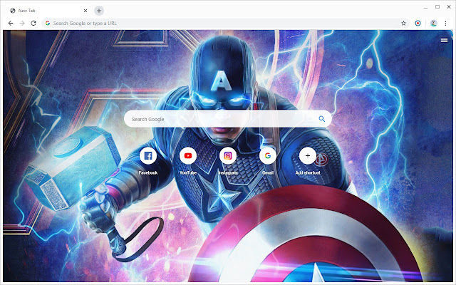 Captain America Marvel Wallpapers New Tab