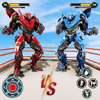 Robot vs Super hero - Robot Fighting Ring Battle