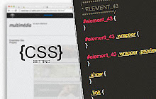 Css setting small promo image