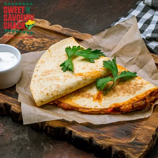 Spinach Corn & Cheese Quesadillas