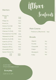 Ifthar Vizhinjam Hotel menu 1