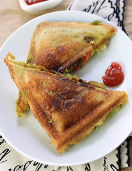 Veg Toast Sandwich