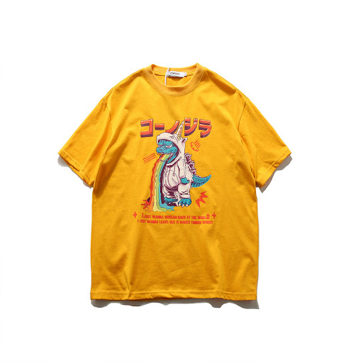 Title 2, Retro short-sleeved t-shirt ins national tide n...