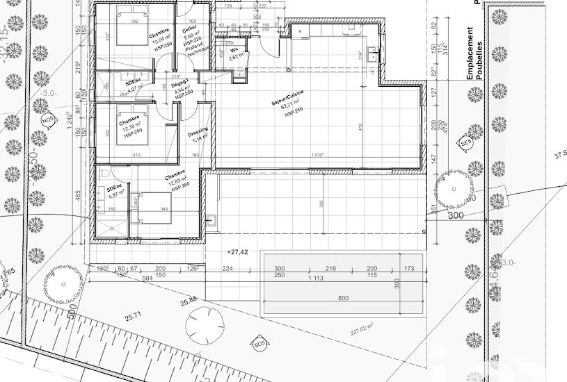  Vente Terrain à bâtir - 679m² à Béziers (34500) 