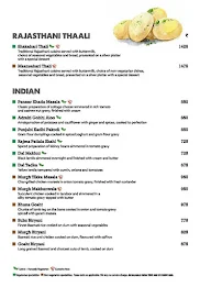 Jaipur Pavilion - ITC Rajputana Hotel menu 2