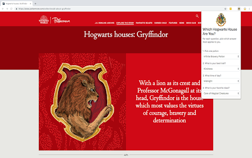 Which Hogwarts House Do You Belong In?