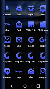 Grasp Blue Icon Pack(圖5)-速報App