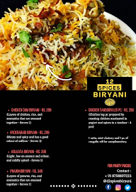 12 Spices Biryani menu 1