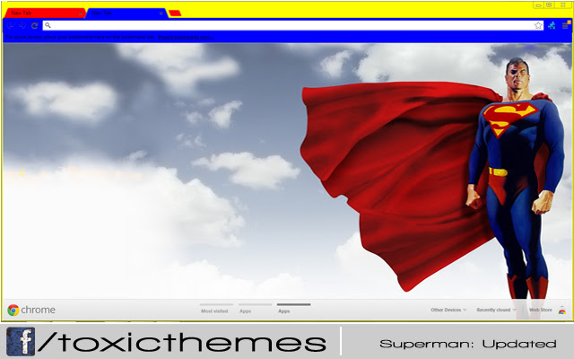 Superman Blue by toxic chrome extension