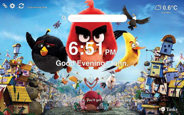 Angry Birds 2 Wallpaper Tab Theme