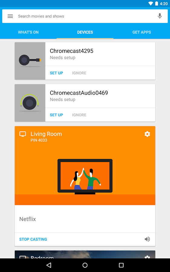 google cast app download