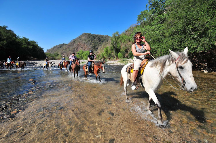 Horseback riding in Las Palmas, near Puerto Vallarta, Mexico. 