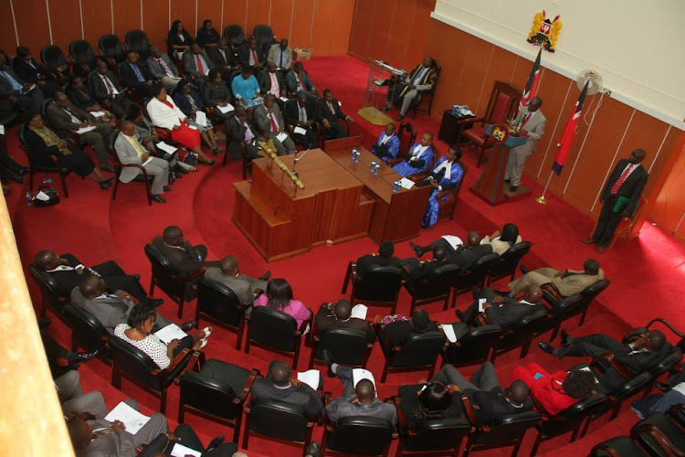 Kiambu county assembly in session