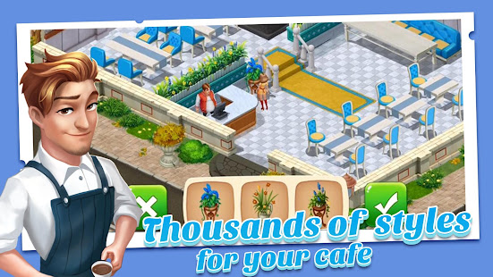 Dream Cafe -Match 3 crush 1.0.23 APK + Мод (Unlimited money) за Android