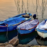 Tre barche a riposo di Diana Cimino Cocco