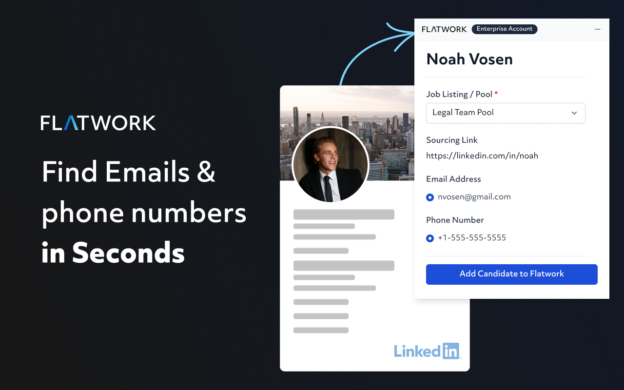 Flatwork ATS: Email Finder for Recruiters Preview image 3