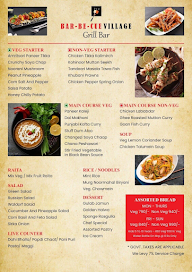 Barbecue Village menu 1