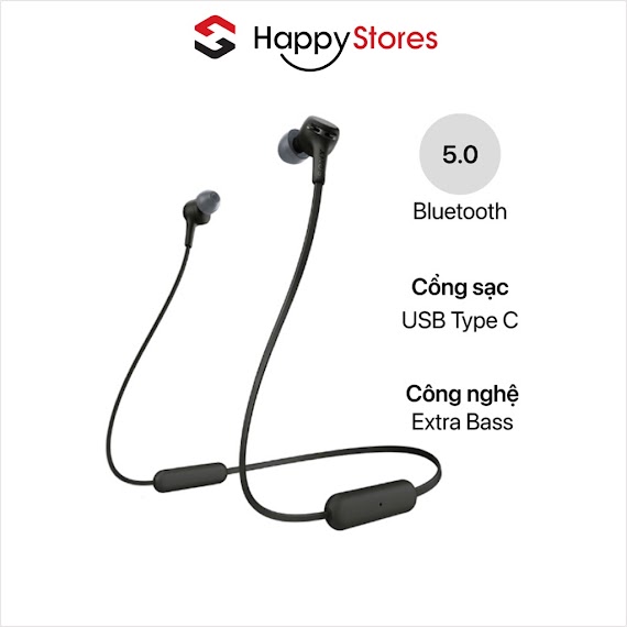 [Mã Elmall6 Giảm 6% Đơn 300K] [Hỏa Tốc Hcm] Tai Nghe Bluetooth Sony Extrabass Wi - Xb400 Bảo Hành Chính Hãng 1 Năm