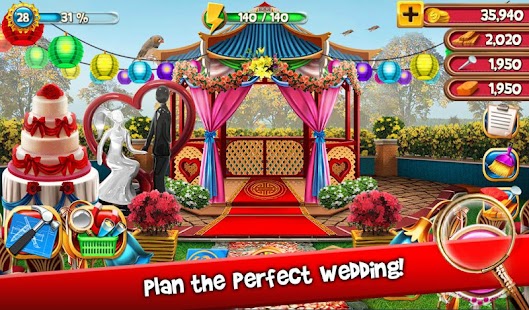 Hidden Object - Garden Wedding Screenshot