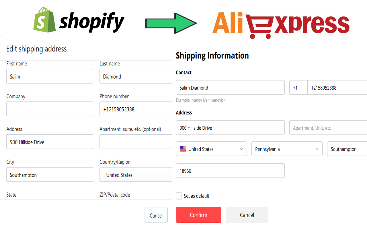 Shopify to Aliexpress Fast Orders Preview image 0