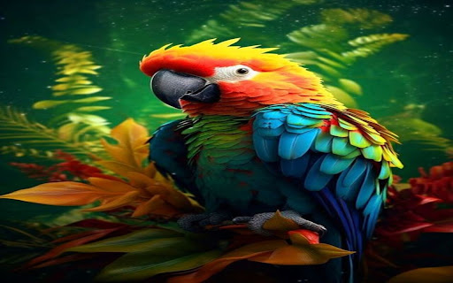 parrot wallpaper screenshot 1