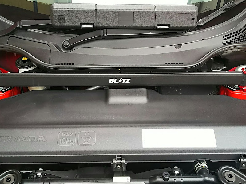 ふるさと割】 <BR>BLITZ ブリッツ ストラットタワーバー 96103 <BR>ホンダ JW5 S660用 <BR>Strut Tower Bar  リア用