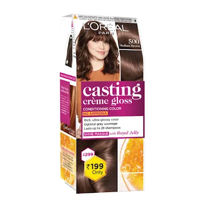 LOREAL HR/CLR CAST M/BROWN 500 MINI 1PC