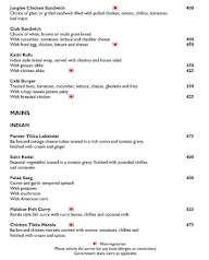 Skinners menu 5