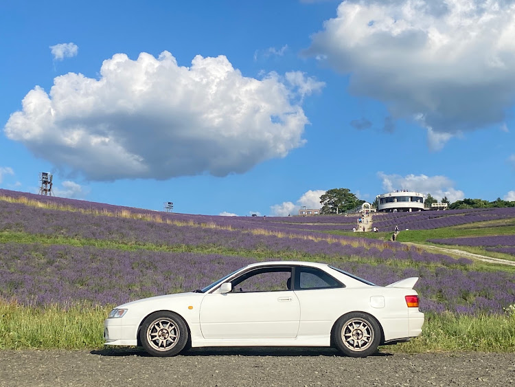 カローラレビンのドライブ・AE111・レビン・ラベンダー・富良野に関するカスタム事例の投稿画像2枚目