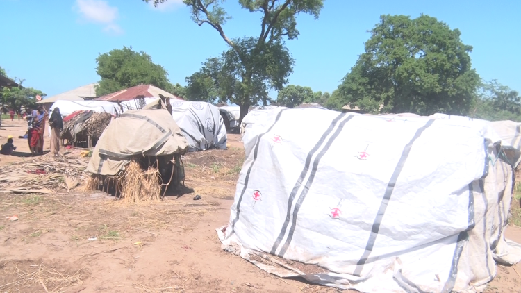 An IDP camp at Marafa in Kipini West ward, Tana Delta