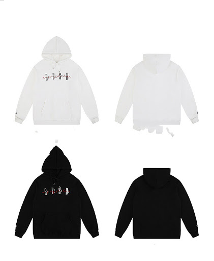 Title 5, Embroidered Mens Loose Polar Fleece Hooded Swe...