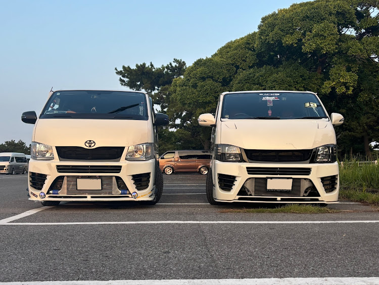 ハイエースバンのシャコタン風・884MOTORSCLUB・箱車祭2024・オフ会に関するカスタム事例の投稿画像12枚目
