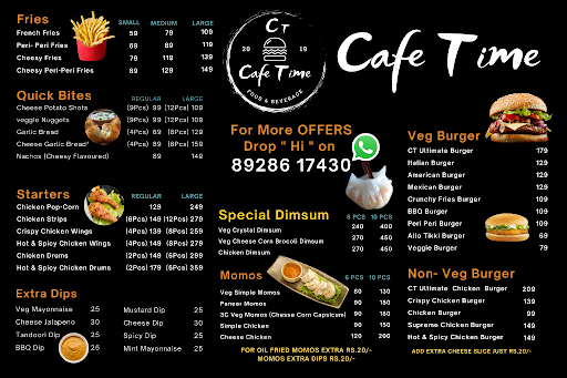 Menu of Cafe Time, Anand Nagar, Navi Mumbai | March | Save 20%