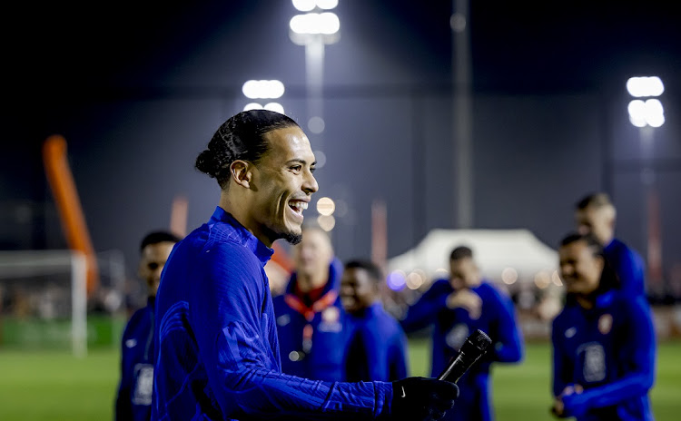 Virgil van Dijk during Holland's training session at the KNVB Campus in Zeist Netherlands on November 14 2022.