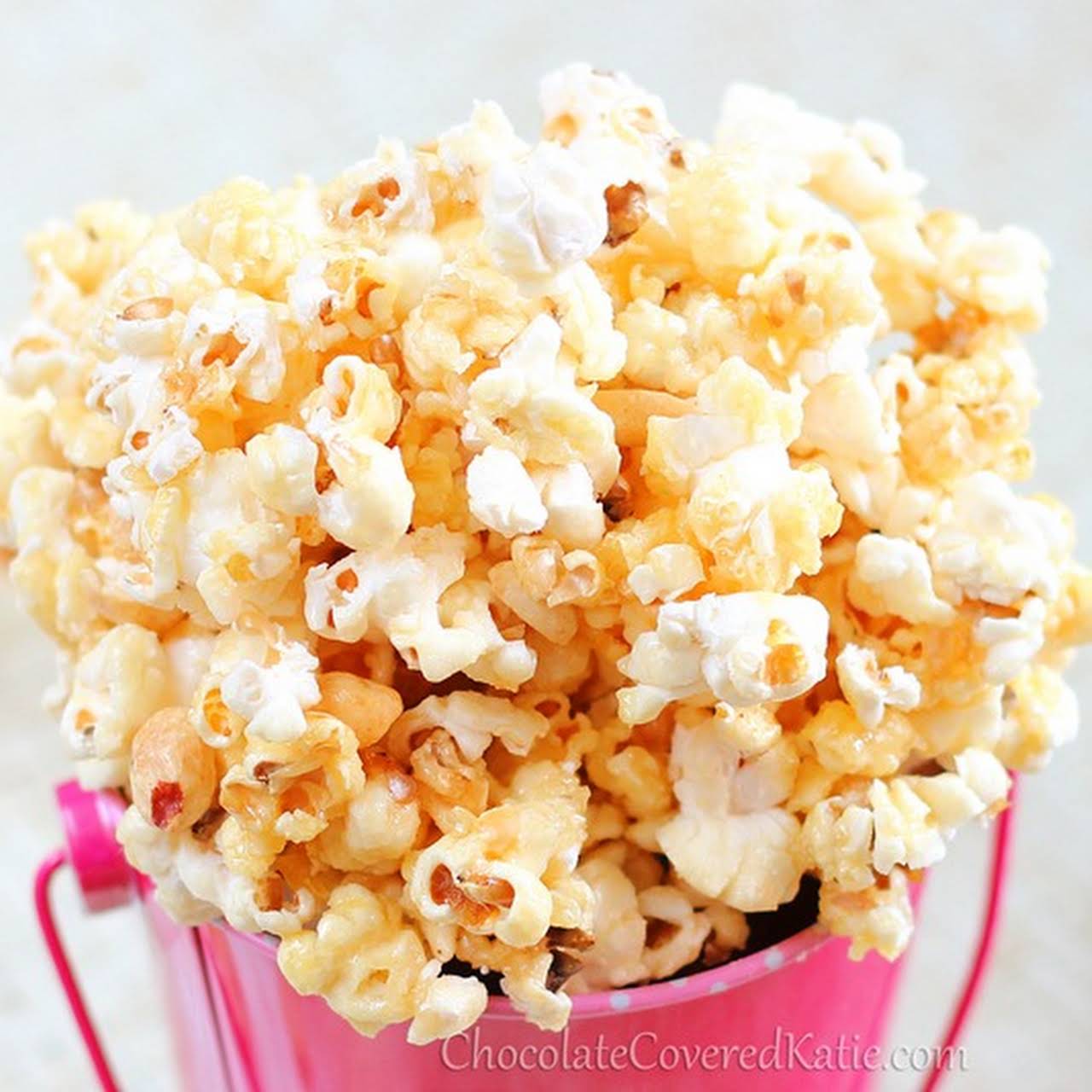 Healthy Caramel Popcorn