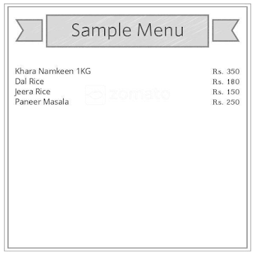 Nandani Foods Takeaway menu 