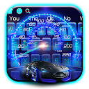 تنزيل Glowing Sports Car Dial Keyboard التثبيت أحدث APK تنزيل